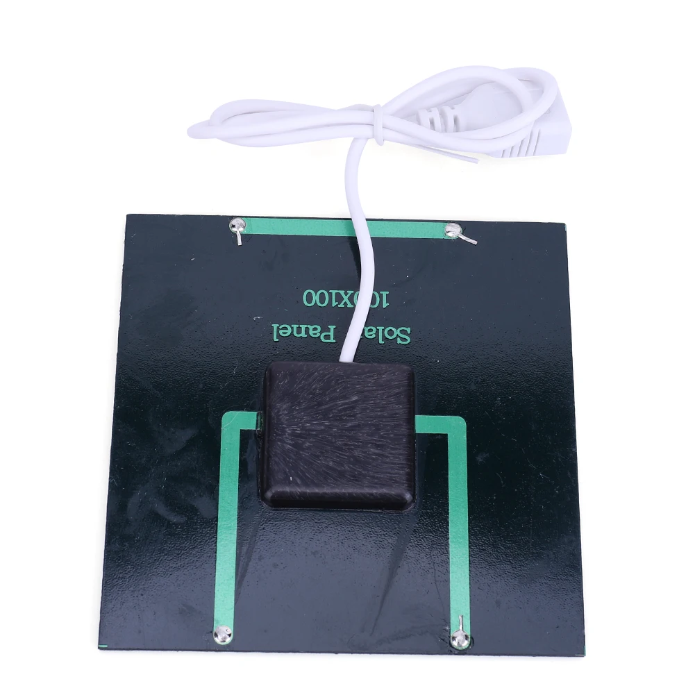 5W Solar Panel Charger Mobile Power Supply Polycrystalline Solar Portable Charging Panel Courtyard Lighting DIY Charger Supplies