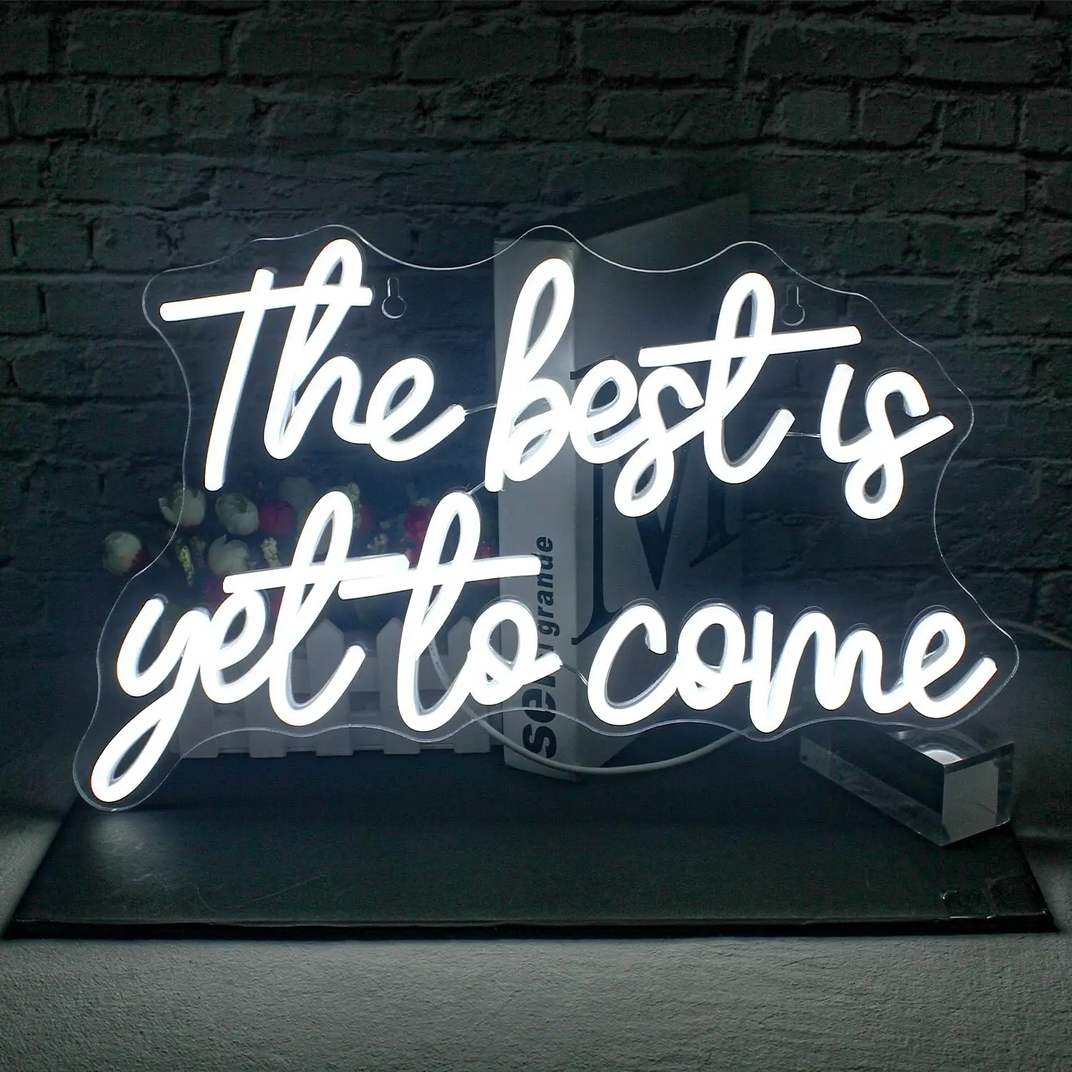 

The Best Is Yet to Come Neon Sign LED Neon Lights for Bedroom Home Bar Wedding Birthday Party Kids Room Wall Decor Teens Gifts