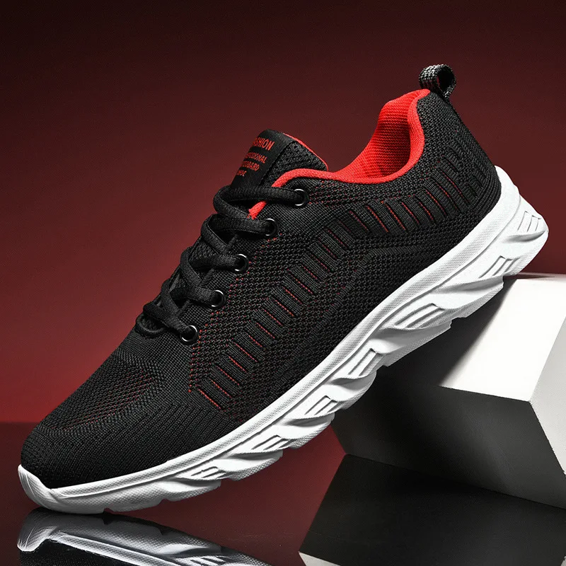 

Men's Super Light Large New Lightweight Running Shoes Anti slip Breathable Mesh Shoes Shock Absorbing Casual Sports Men's Shoe