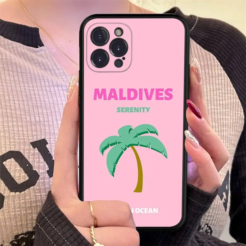 Tropical Oasis TPU Soft Phone Case
