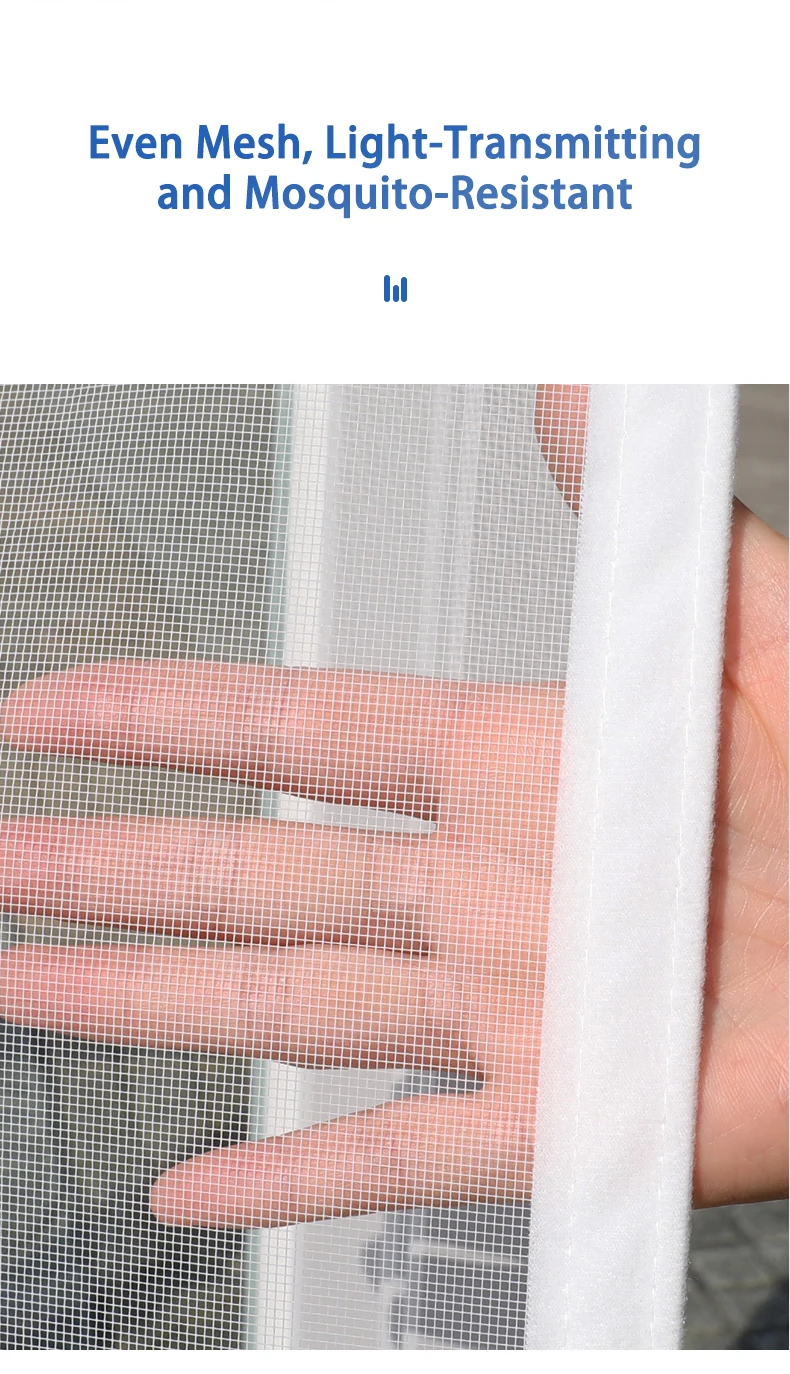 Description Picture 5 of itemWindow Screen â€“ Mosquito & Dust Defense Tool-Free Setup Ultra-Thin & Breathable Mesh Fits Most Windows & Patio Doors