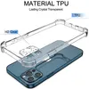 Thick Shockproof Silicone Clear Phone Case For iPhone 14 13 12 11 Pro Max Mini X XS XR 7 8 Plus Lens Protection Case Back Cover 2