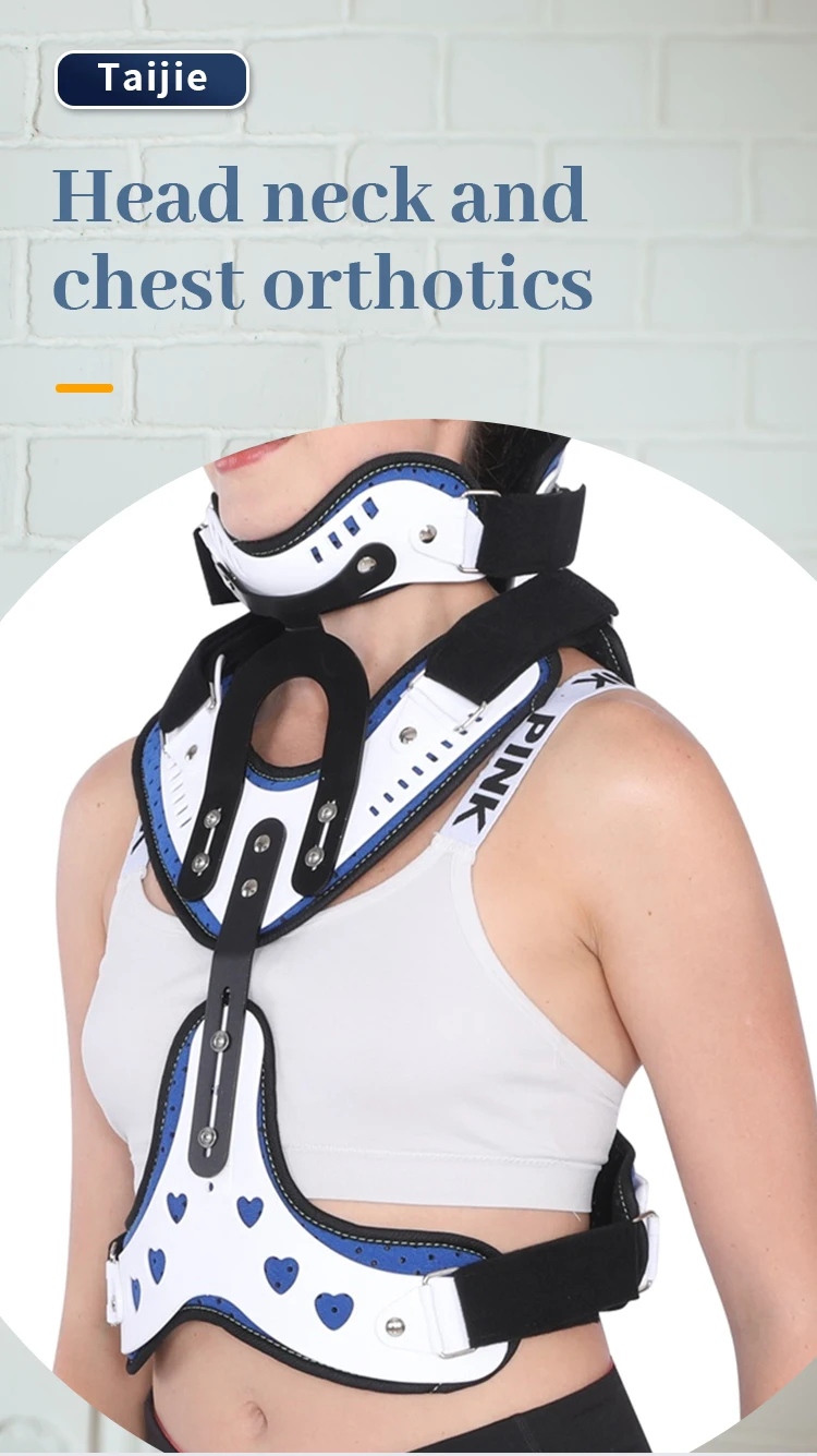 Cervical Thoracic Orthosis Head Neck Brace for Thoracic Spine Cervical Immobilization 6 Cervical Thoracic Orthosis Head Neck Brace for Thoracic Spine Cervical Immobilization 1