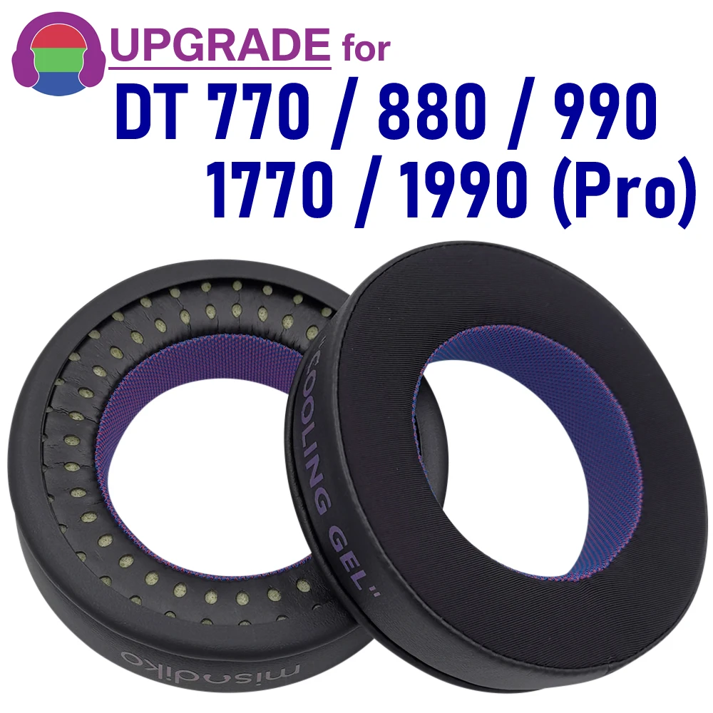 Sostituzione Dei Cuscini Dei Cuscinetti Auricolari Aggiornati Misodiko Per Le Cuffie Beyerdynamic Dt 770 / 880 / 990 / 1770 / 1990 Pro