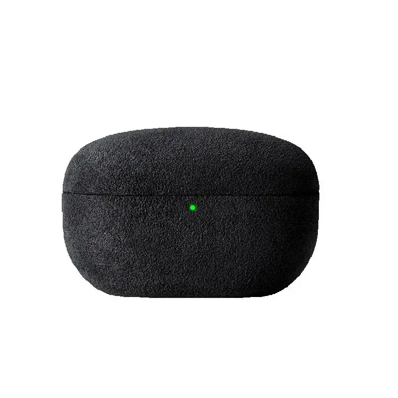 Luxury Italian Alcantara Handmade Leather Earphone Case