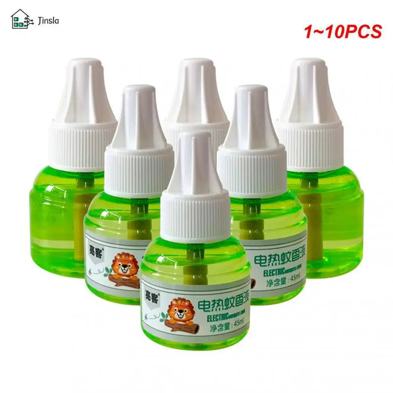 1~10PCS 45ml Electric Mosquito Liquid Portable Insect Repellent Heater Mosquito Killer Safe Non-toxic Tasteless Mosquitoes Coil mosquito killer lamp insects repeller