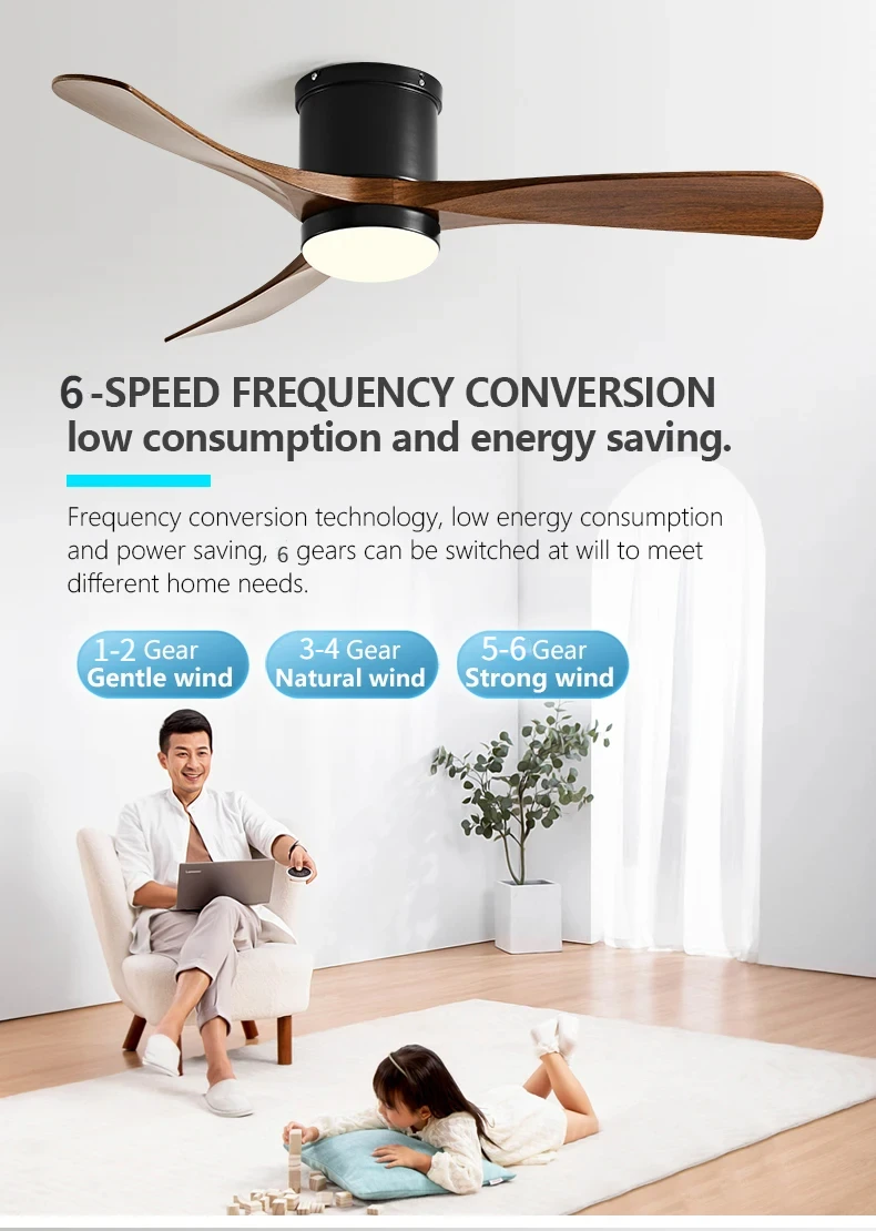 Low Floor Ceiling Fan Light