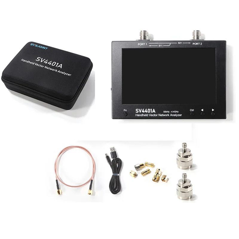 SV4401A Vector Network Analyzer 50KHz~4.4GHz with 7-Inch Touch Screen HF VHF UHF