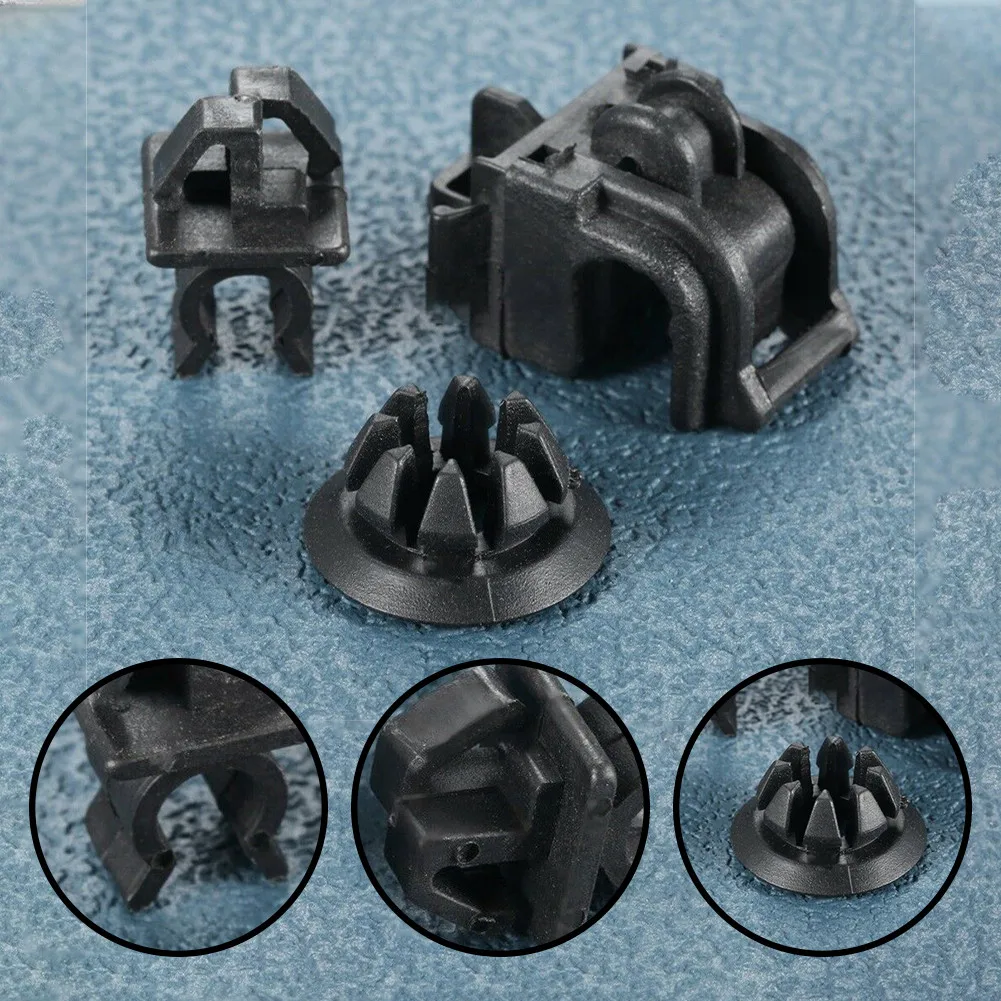 Viviance Hood Bonnet Rod Stay Clip De Soporte Compatible Con Sko-da Fabia Octavia Roomster S-Eat Cordoba Vario Ibiza ST 1U0823570A - 2 Piezas