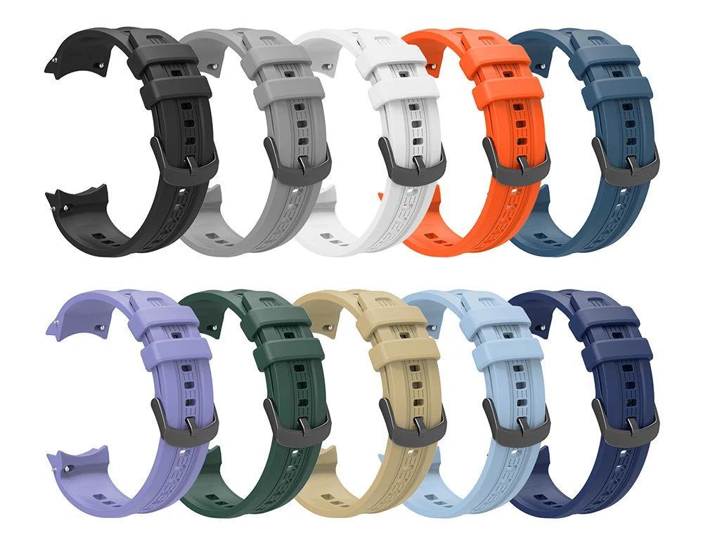 Silicone Strap with Protective Case Cover