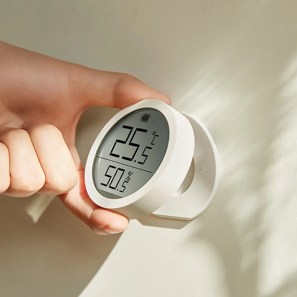 Xiaomi Automatic Smart Sensor Qingping Digital Thermometer & Hygrometer Monitor Lite LCD Screen Data Mi Home App smart temperature humidity sensor