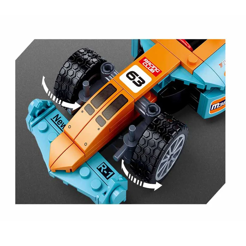 Décennie s de construction de voiture de course technique pour enfants, F1  Speed Champions, City Rally Super Racers, modèle de véhicule, jouets en  briques, cadeaux de formule 1 - AliExpress