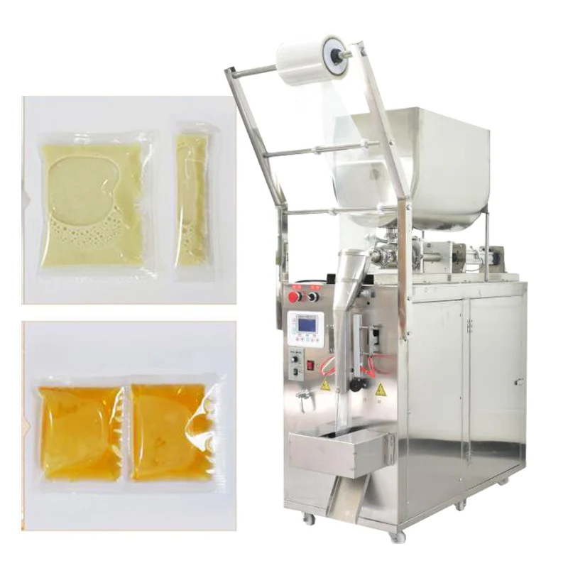 

Horizontal Back Sealing Filling Machine Stirring Function Paste Sauce Filler Chilli Sauce Tomato Sauce Filling Machine