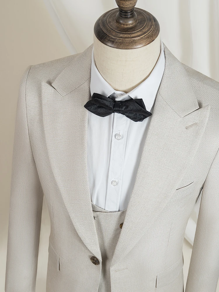 Costume Homme de Luxe Haute Qualité Coupe Slim pour Mariage