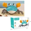 Baby Bath Tub Water Play Crab Toy Clockwork Portable Beach Children Shower Accessory Baby Pulling a String To Learn to Walk 6