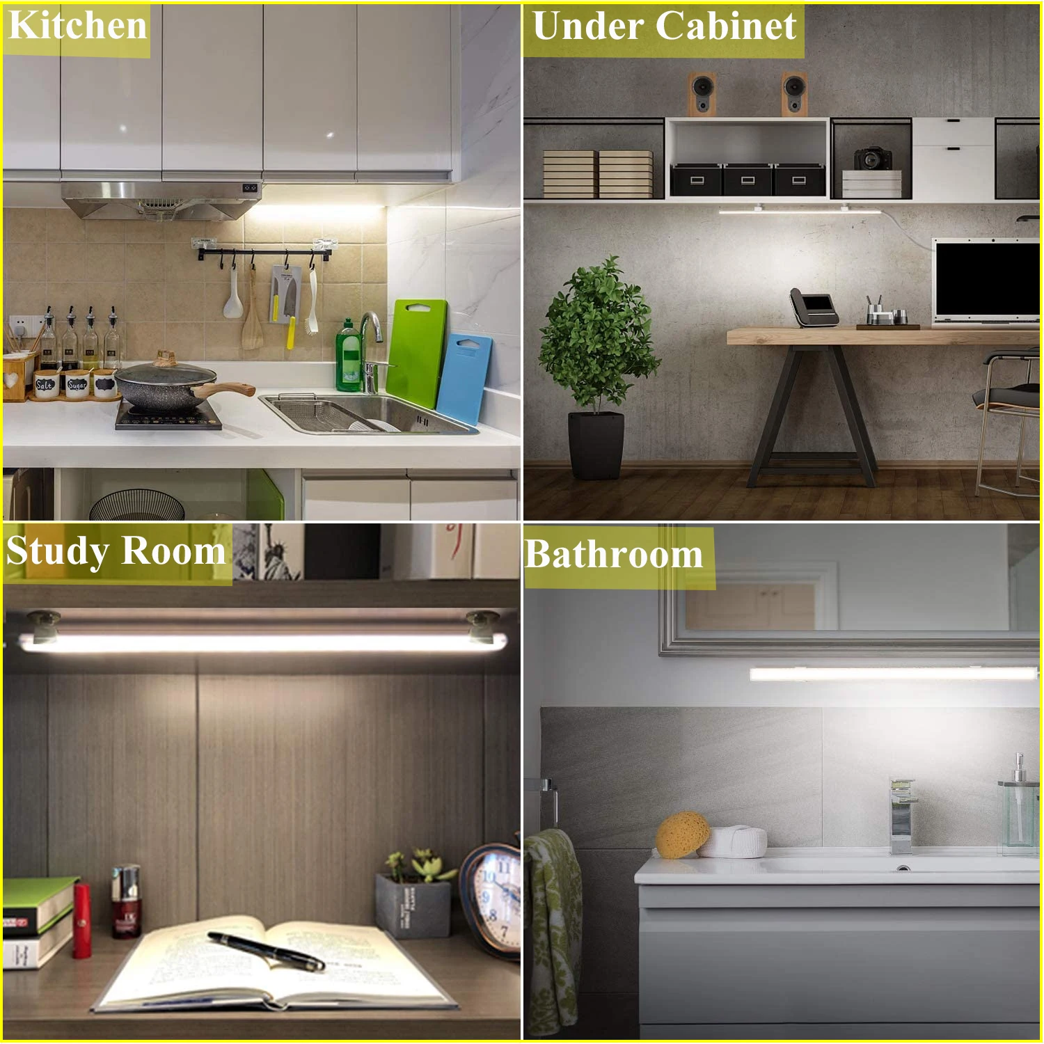 USB LED Bar Lights LED Light LED Cabinet Light LED Light Bar 5V 5630 LED Rigid Strip Light with Switch Under Cabinet Wardrobe Kitchen Room Lighting Lamp 10/20/35/40/50cm