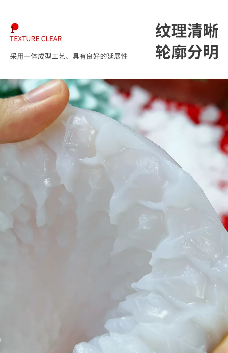 Description Picture 3 of itemChristmas Tree Silicone Candle Mold New Year Decor DIY Handmade Aromatherapy Wax Candles Epoxy Resin Chocolate Molds Xmas Gifts