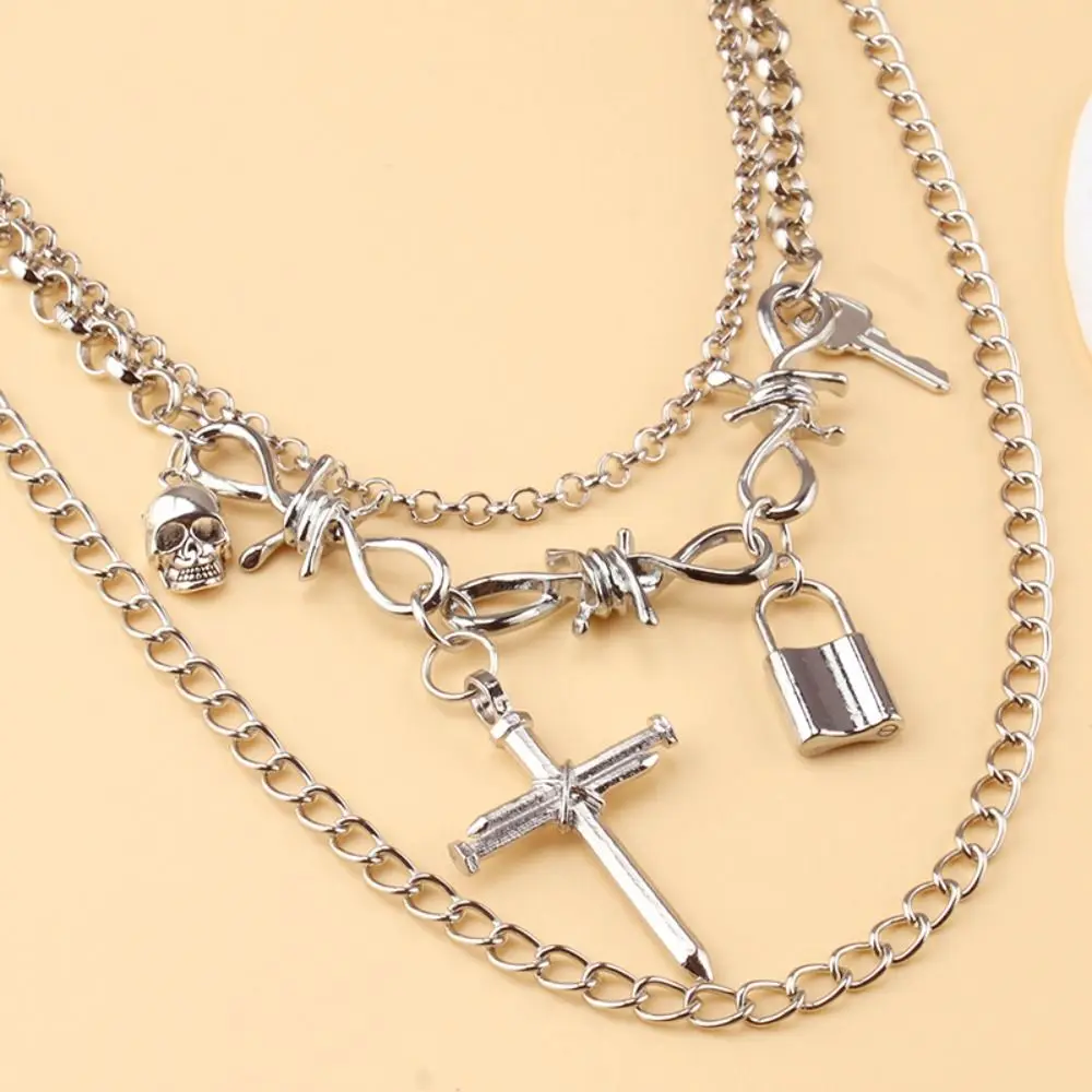 Fashion Gothic Waist Chain Hip Hop Metal Alloy Jeans Chain Y2K Harajuku Tassel Pendant Pant Chain For Women Man