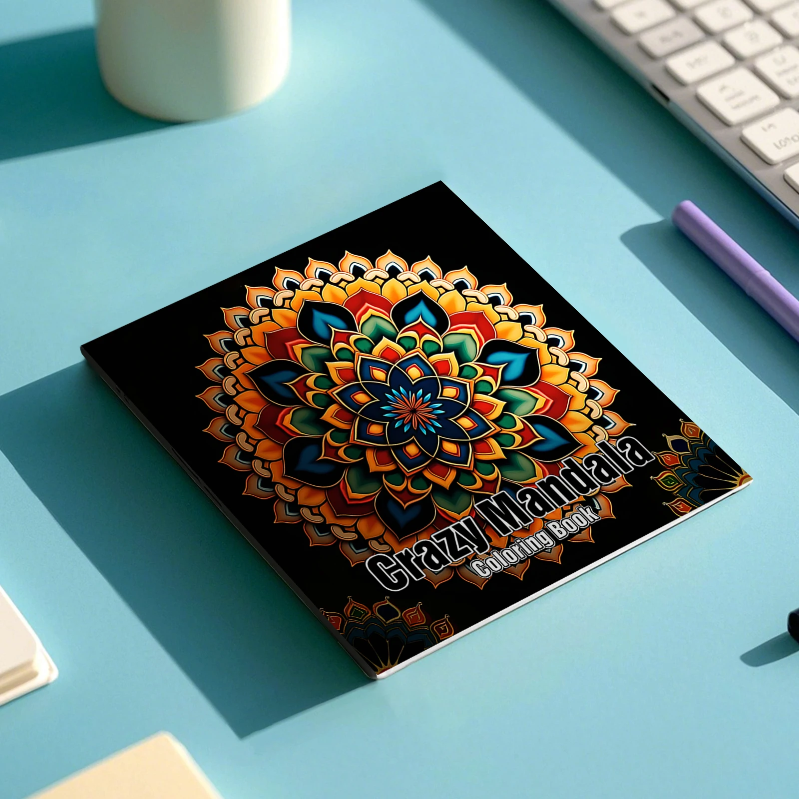 1 Books Mandalas Flower Coloring Book For Children Adult Relieve Stress Kill Time Graffiti Painting Drawing Art Book Stationerys 3