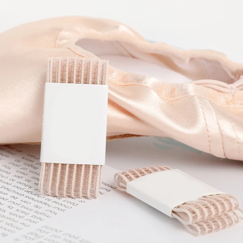 35cm Ballet Pointe Shoes Elastic Bands Ballet Toe Reinforced Elastic Bands Invisible Straps Fishnet Band for Pointe Shoe