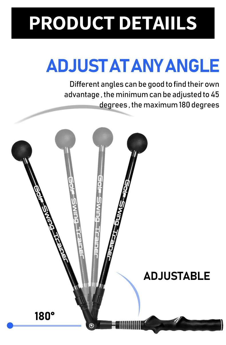 Description Picture 6 of itemProfessional Golf Swing Correction Stick Beginner Adjustable Portable Folding Design (left/right Hand Compatible) Indoor/outdoor