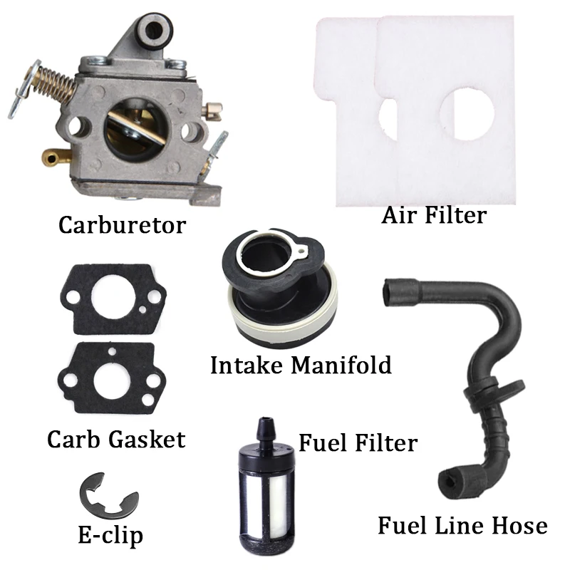 Filter Line Hose Gasket Intake Manifold Fuel Chainsaw Part Air Carburetor Hot Selling For Stihl MS180 MS170 018 017 MS 180 170