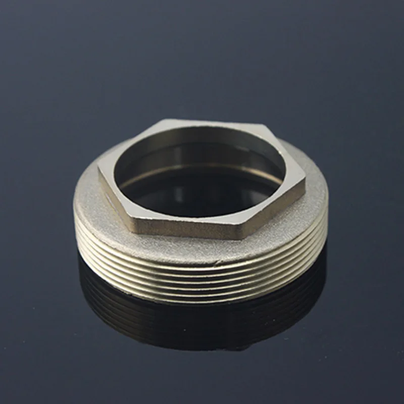 All Copper Faucet Core Decorative Gland Cover 1pcs 25/35/40/45mm Brass Kitchen Basin Faucet ColdHot Mixed Tap Pressure Caps