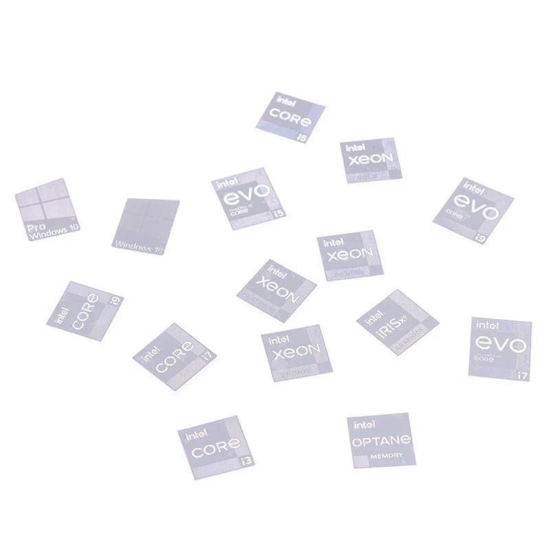 Computer Stickers For DIY Eleventh Generation 11th Generation I9 EVO I7 I5 Win10 Notebook Laptop Metal