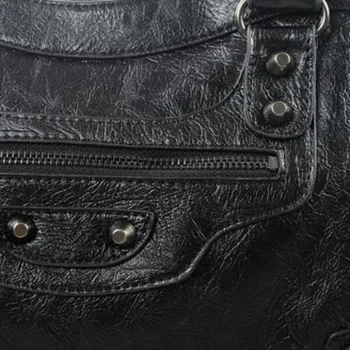 ⁦Luxury Purses Women's Handbags Bags Brand Designer Soft Tassel Motorcycle Bag Chic PU Leather Stylish Crossbody Shoulder Bag⁩ – תמונה ⁦4⁩