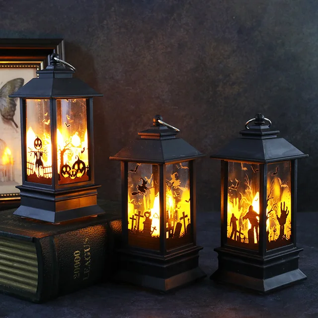 Halloween Small Night Light - Pumpkin, Ghost, Witch, Castle, Dead Party Favor Lamp - Image 3