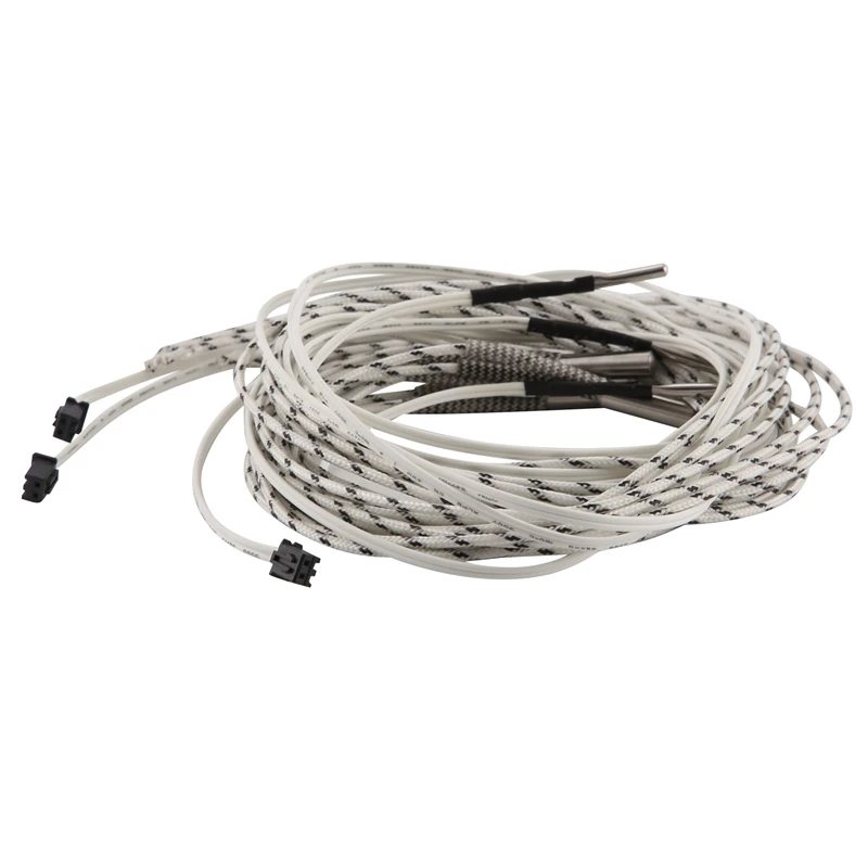 

Модернизированная трубка нагревателя картриджа 24 в 50 Вт 3 шт. и температурный датчик NTC 100K 3 шт. для 3D принтера Ender 3 Ender 3 Pro