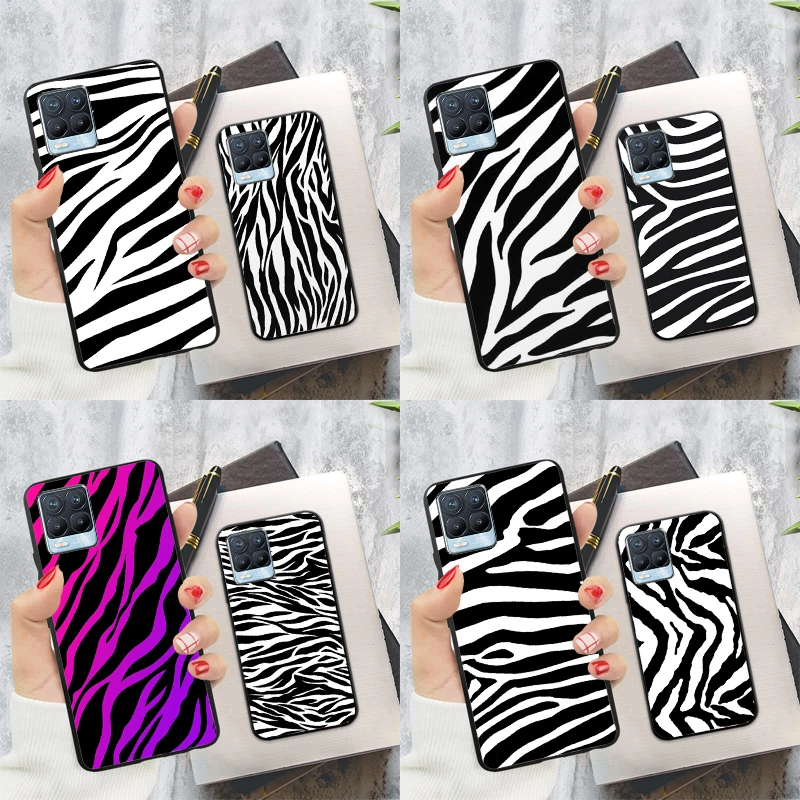 Zebra Print Pattern Per Oneplus 10 Pro 9 Pro 9R 8T Nord2 Custodia Per Telefono Per Realme Gt Neo 2 Master 8I C21 7 8 Pro