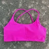 Solid Color Women Cross Fitness sport Bra soft high strength Tight Top Comprehensive Training Gym Yoga Underwear With Chest Pad 3