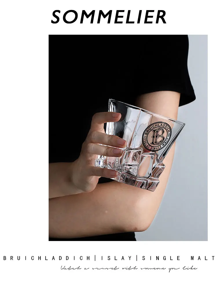 Description Picture 5 of itemBruichaddich Private Collection Glass Whiskey Glass Single Malt Crystal Wine Tumbler Vodka Cognac Brandy Snifter Cup