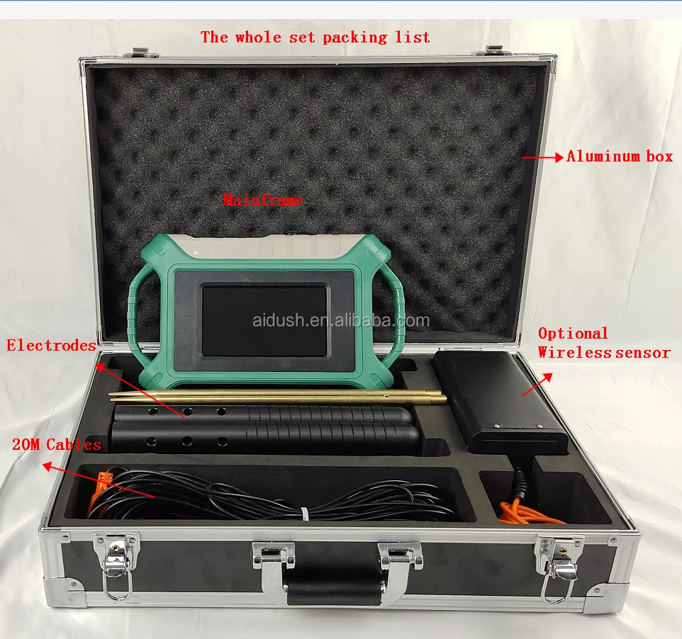 Upgrading New Version ADMT-600S-X 600M 3D Touch Screen Type Water Detector Under