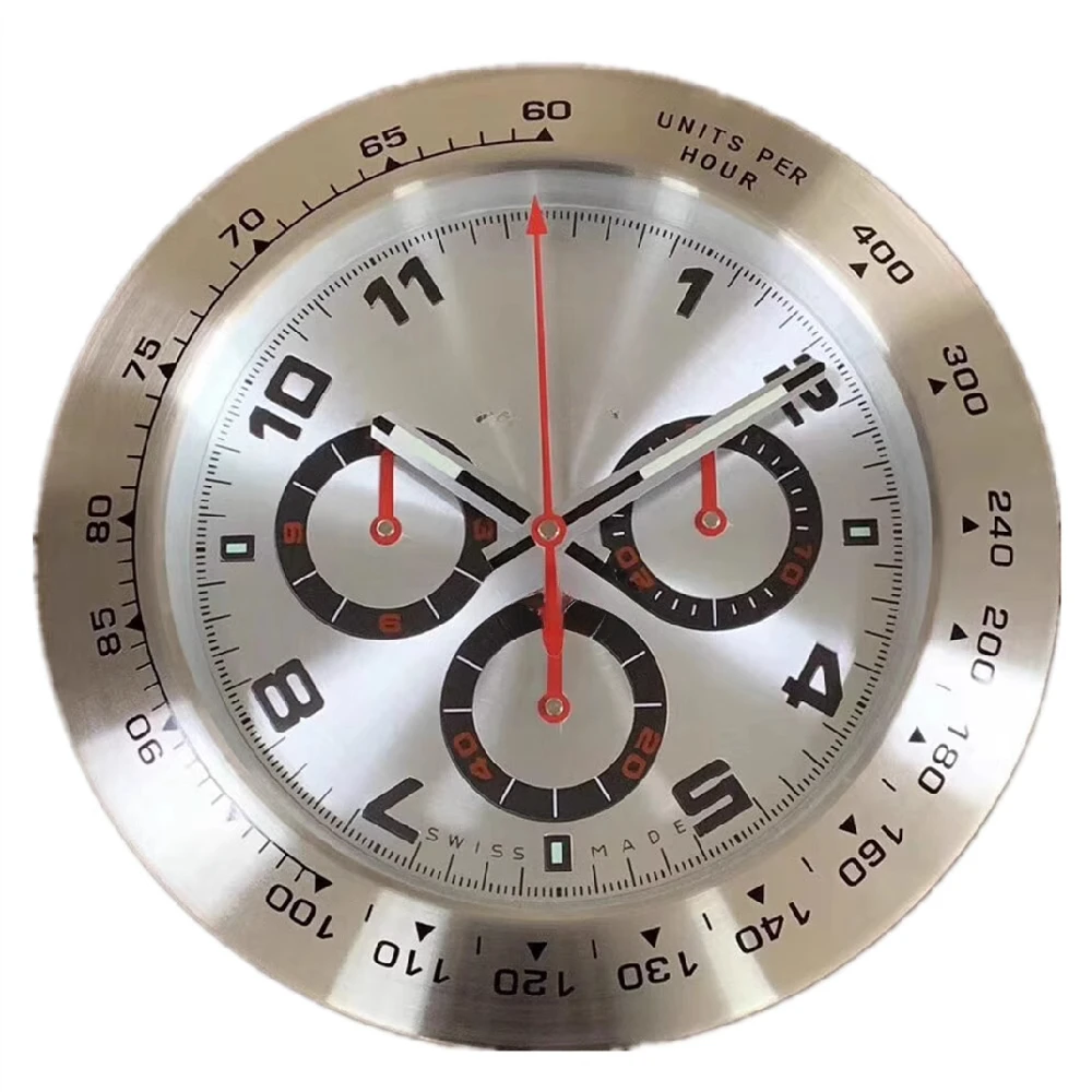 The third generation silent luminous watch big clock GMT wall clock