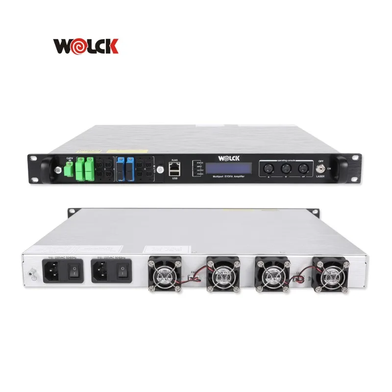 

16 дБм 23 дБм De 4 Puert 1550 нм 4 порт WDM оптический усилитель Catv EDFA