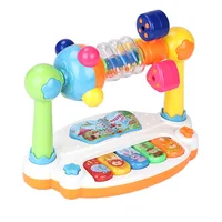 Baby Piano Toys Kids Rotating Music Keyboard Light Sound, Musical Toy for Toddlers,Early Educational Music Toy Gift Random Color 6