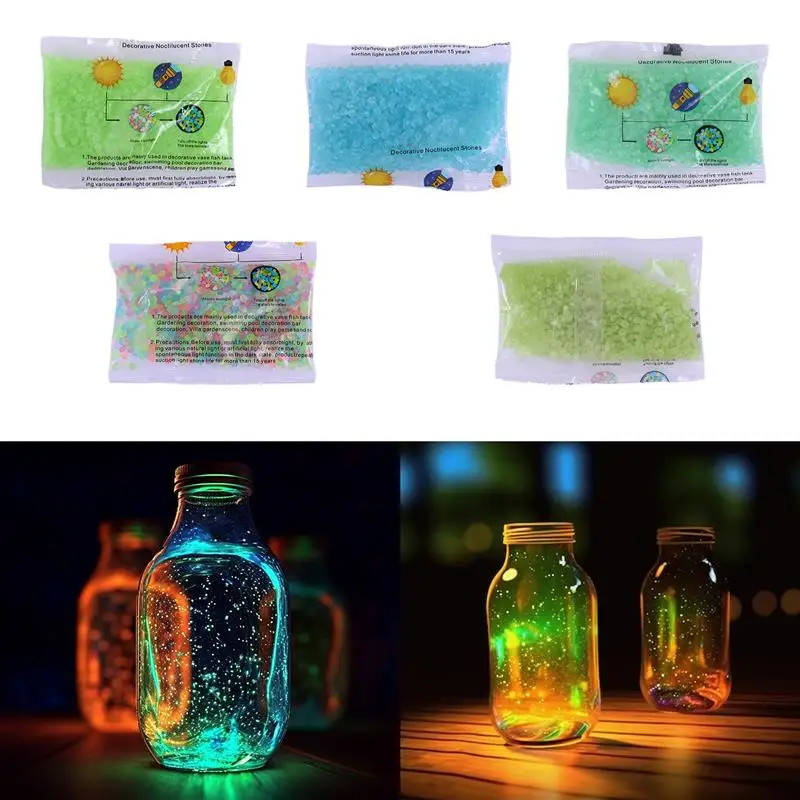 25g/Bag Luminous Sand Glow Stones for Home Garden Decor