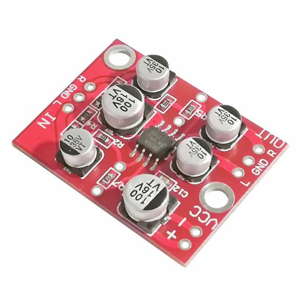 

DC 5V-15V 12V AD828 Stereo Preamp Power Amplifier Board Preamplifier Module