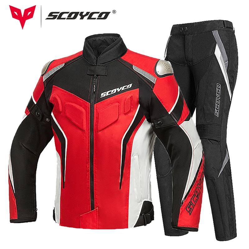 

SCOYCO Summer Motorcycle Jacket Men Breathable Mesh Riding Moto Jacket Motorcycle Body Armor Protectors Motocross Clothing