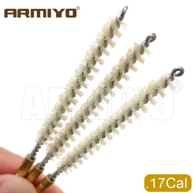 Armiyo 5pcs/set .17Cal 4.5mm Airsoft Bore Cleaning Gun Barrel Bronze