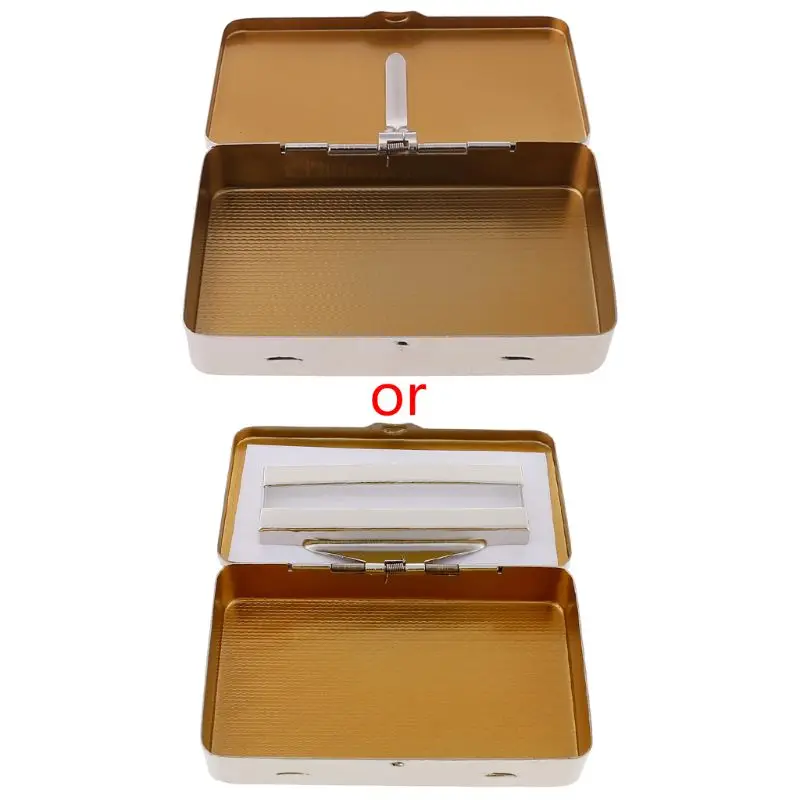 Портсигары из нержавеющей стали с откидной крышкой Толстые средние и тонкие портсигары Высококачественные портсигары