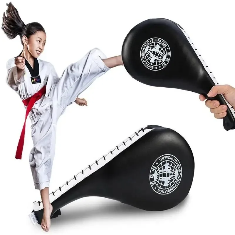 Kick pad 1Pcs Taekwondo Double KickBoxing Bag Training PadTarget Taekwondo Karate MMA Kickboxing Kick Target Pad Swordplay Training Gear