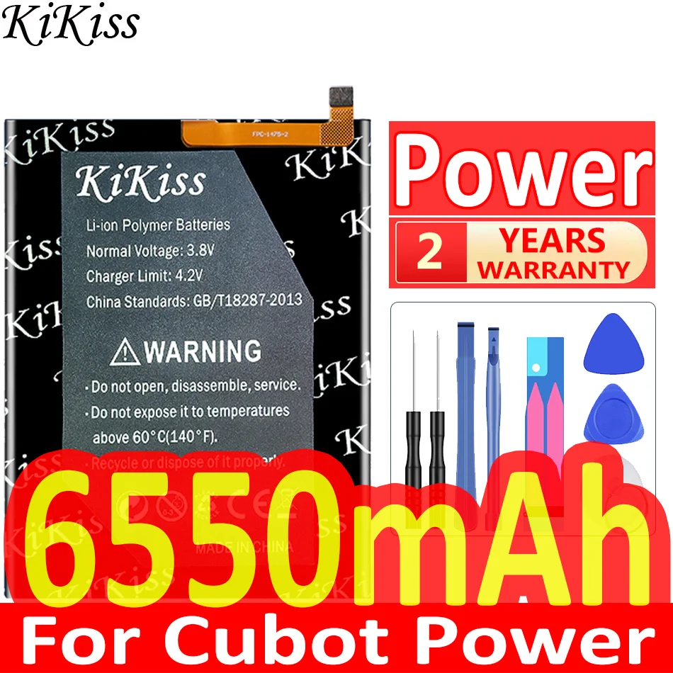 

6550mAh KiKiss Powerful Battery For Cubot Power Smart Phone