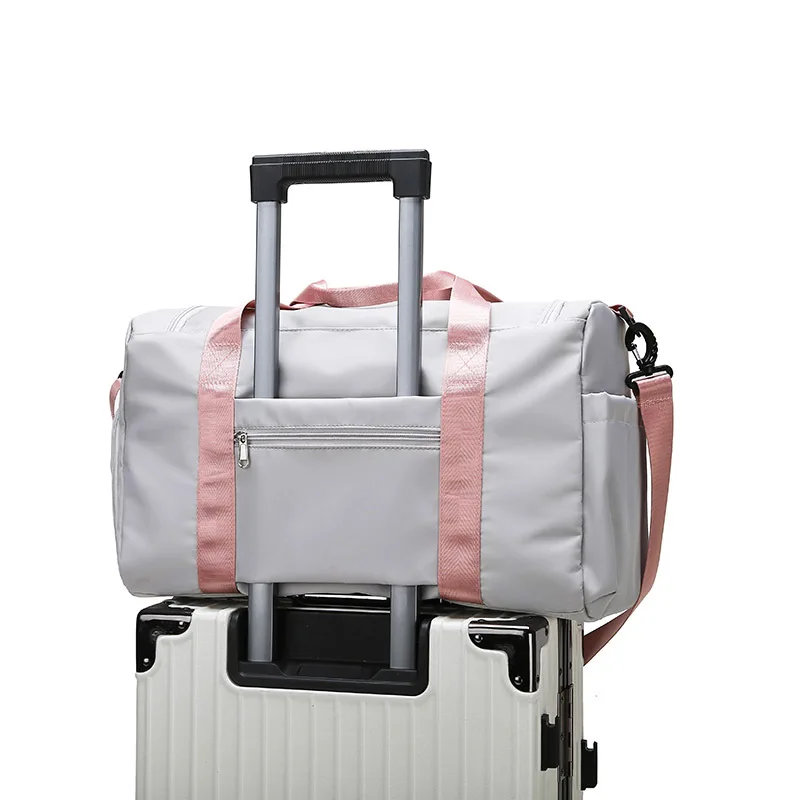 Waterproof Gym Fitness Yoga Sports Bags for Women Carry On Travel Bags Large Capacity Weekender Overnight Duffle Luggage Handbag 4