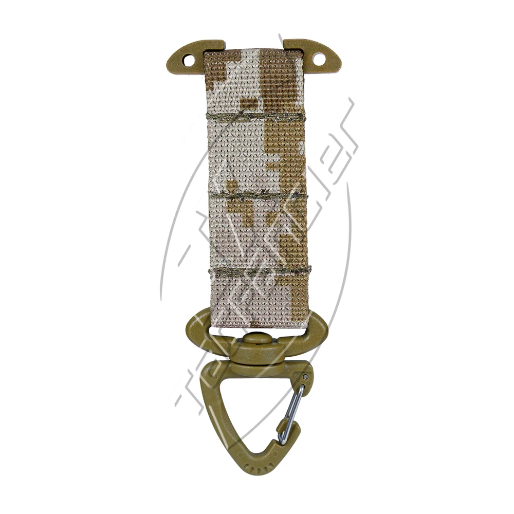 Taktische Molle Clip Schwenk Dreieck Kunststoff Karabiner Haken T Montieren Hängen Karabiner Handschuh Halter Schlacht Gürtel Jagd Zubehör – Detail 6