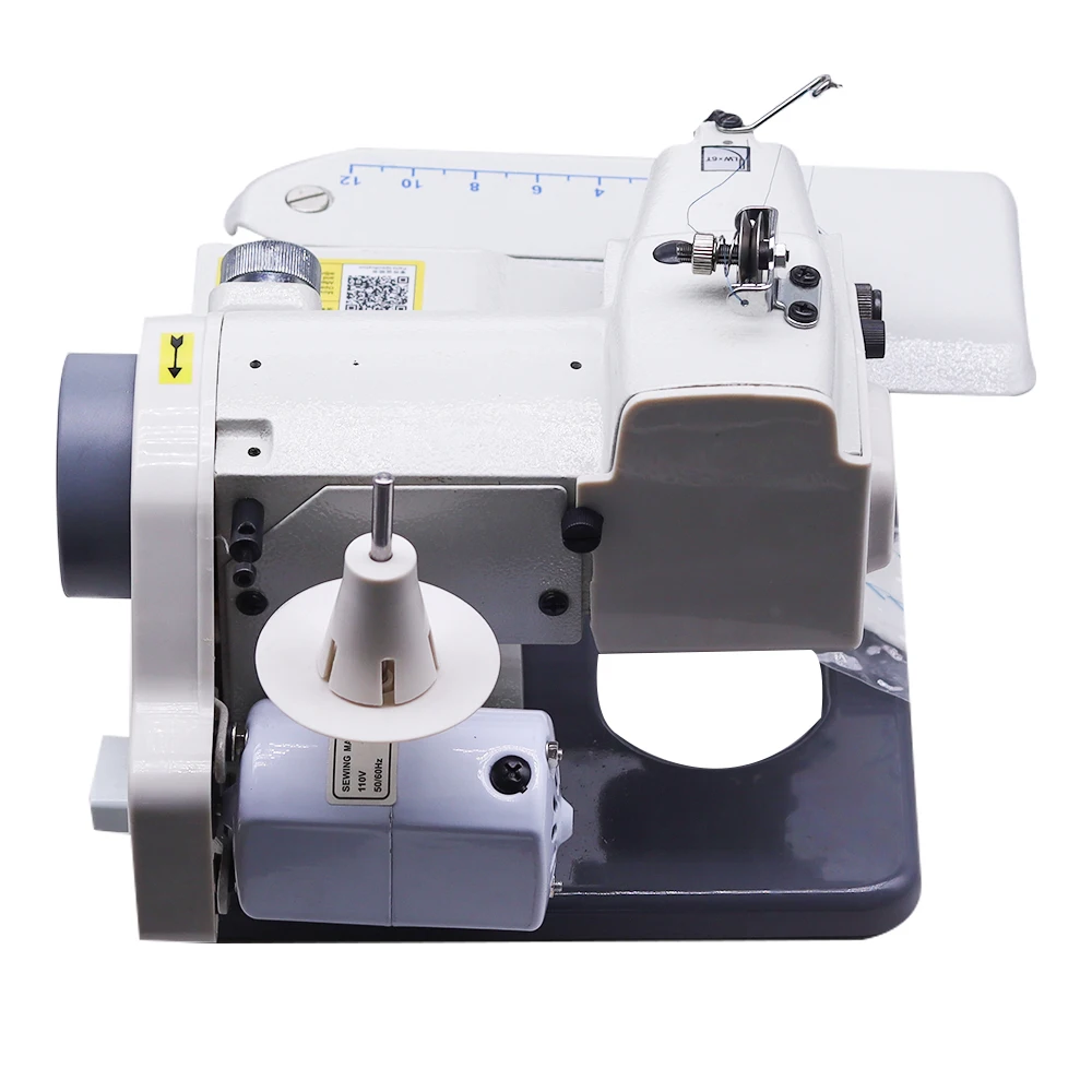 120W Household Sewing Machine Desktop Blind Stitching Machine 220V Direct Drive Clothes Fabrics Overlock Sewing Machine KX500