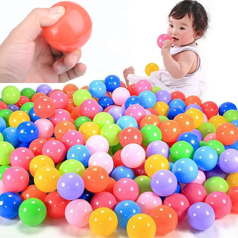 50Pcs Ocean Balls Toy Colorful Soft Water Pool Wave Ball Baby Children Funny Eco-Friendly Stress Air Ball Children Sport Gift 3
