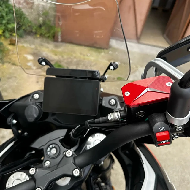 Protezione Serbatoio Liquido Freni Per Benelli TRK502 E TRK502X (2018-2024) - In Alluminio CNC, Colori Diversi - Foto 3